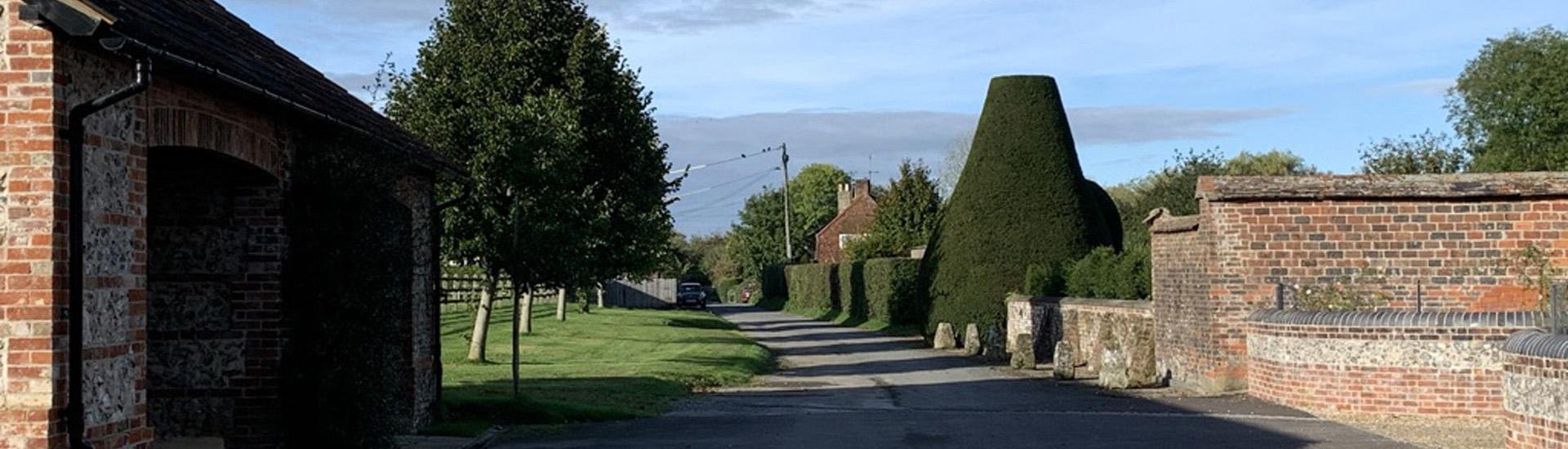 Croucheston Farm driveway